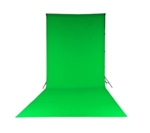 Tło LASTOLITE CHROMAKEY CURTAIN / MUSLIN 3 X 7 M GREEN