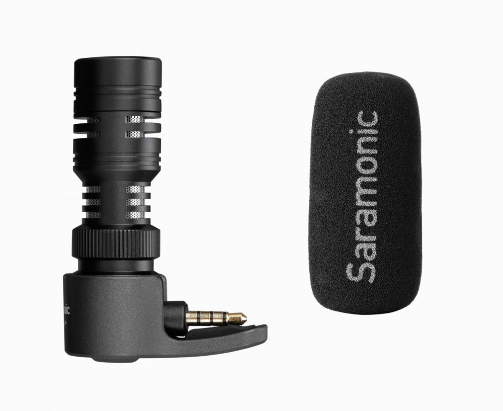 Mikrofon pojemnościowy Saramonic SmartMic+ mini Jack TRRS