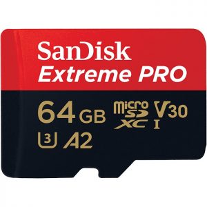 Karta SanDisk Extreme Pro microSDXC 64GB 170/90 MB/s A2 V30 U3