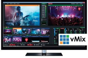vMix HD | Software do strumieniowania wideo, softowy mikser wizyjny z NDI, Full HD, Multiview