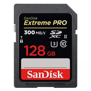Karta SanDisk 128GB SDXC Extreme Pro 300MB/s UHS-II V90