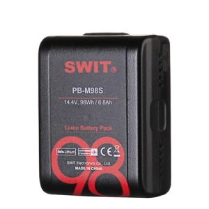 SWIT PB-M98S | 98Wh Mini Akumulator V-Lock D-Tap USB Sony/Red Info