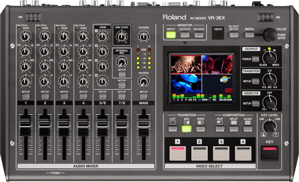 Mikser audio - video ROLAND VR-3EX - USB 2.0 STREAMING