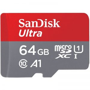 Karta SanDisk 64GB microSDXC Ultra 100MB/s A1 C10 UHS-I U1