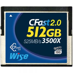 WISE CFast 2.0 Card 3500X 512GB BLUE
