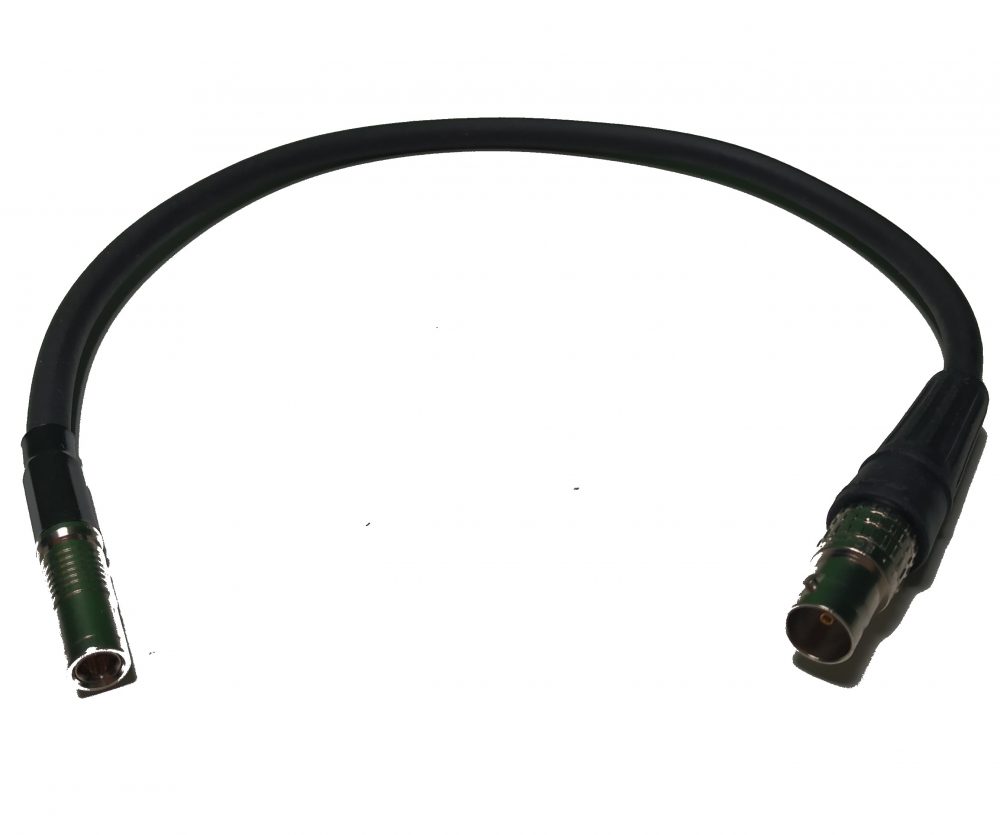 Kabel SDI elastyczny - BNC (Żeński) na DIN 1.0/2.3 (mini BNC)- 0,5m