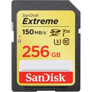 Karta SanDisk EXTREME SDXC 256 GB 150/70 MB/s V30 UHS-I U3