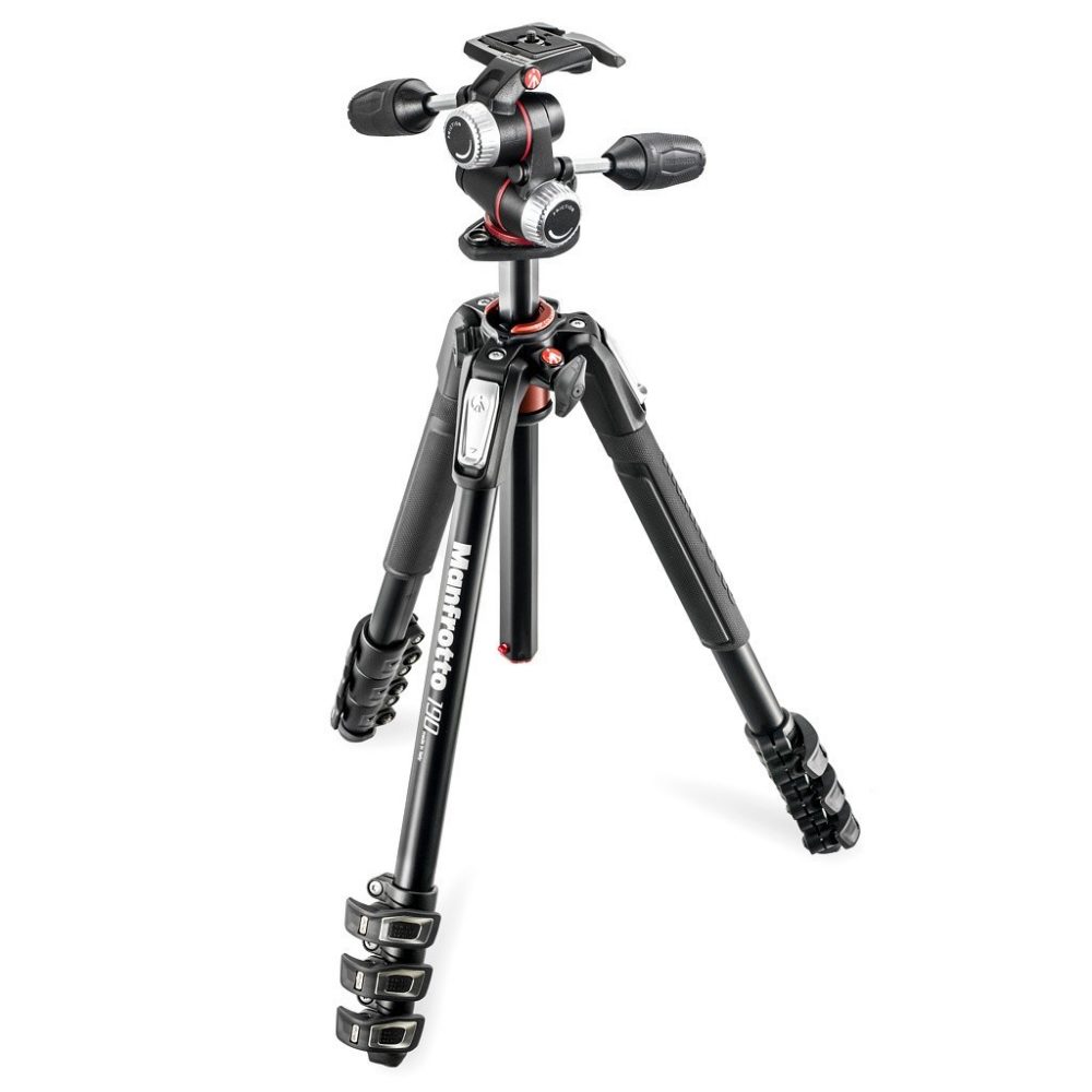 Statyw Manfrotto MK190XPRO4-3W + MHXPRO-3W