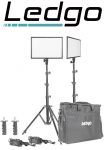 Lampa zestaw Ledgo LG-E268C 2 LIGHT KIT W/STAND AND BAG