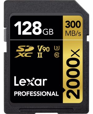 Pro 2000X Lexar SDHC/SDXC UHS-II U3(V90) R300/W260 (bez czytnika kart) 128GB