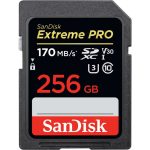 Karta SanDisk SDXC EXTREME PRO 256 GB 170MB/s V30 UHS-I U3