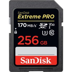 Karta SanDisk SDXC EXTREME PRO 256 GB 170MB/s V30 UHS-I U3